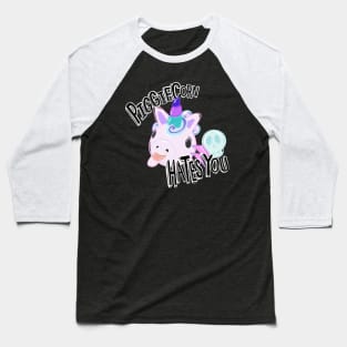 PiggieCorn Hates You! Baseball T-Shirt